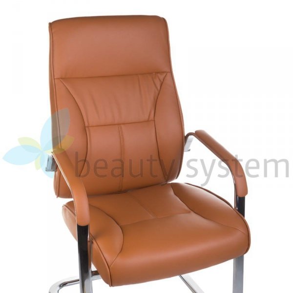 FOTEL KONFERENCYJNY CORPOCOMFORT BX-5085C BRąZOWY