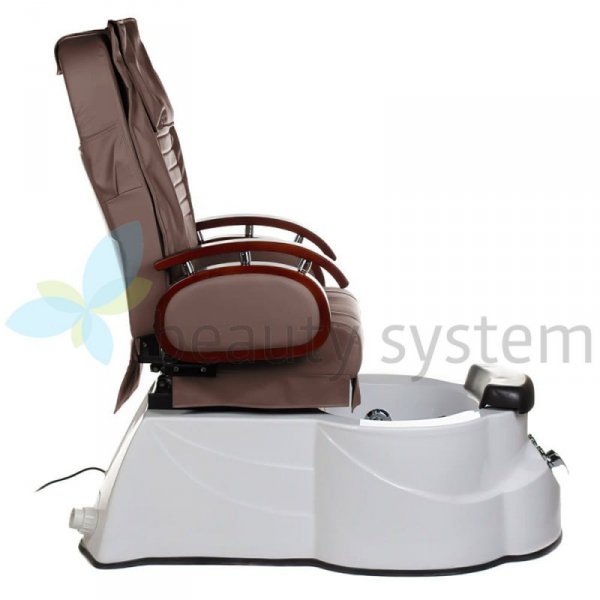 FOTEL DO PEDICURE Z MASAżEM BR-3820D BRąZOWY