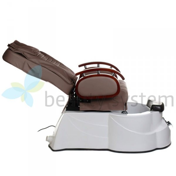 FOTEL DO PEDICURE Z MASAżEM BR-3820D BRąZOWY