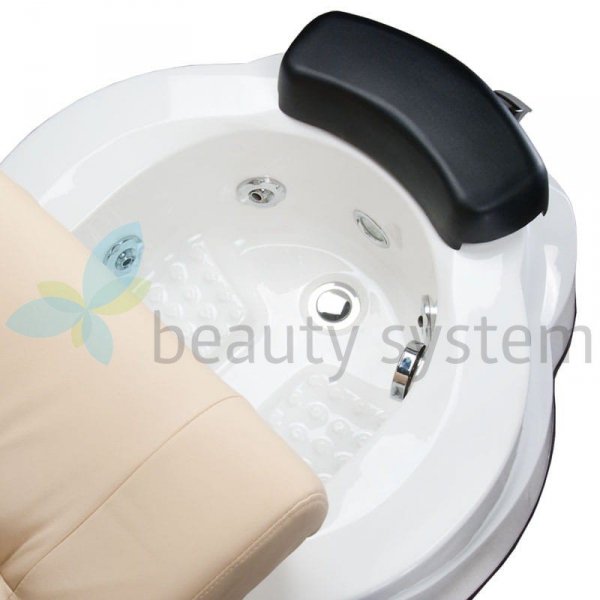 FOTEL DO PEDICURE Z MASAżEM BR-3820D KREMOWY