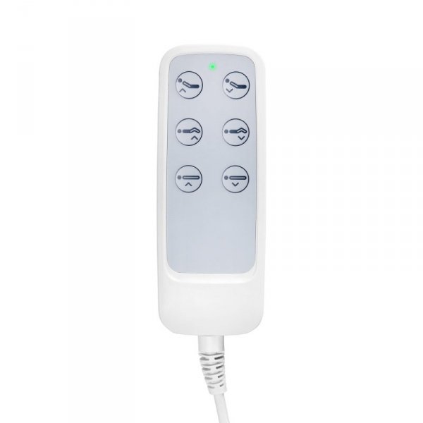 Fotel kosmetyczny elektr. Lux biały