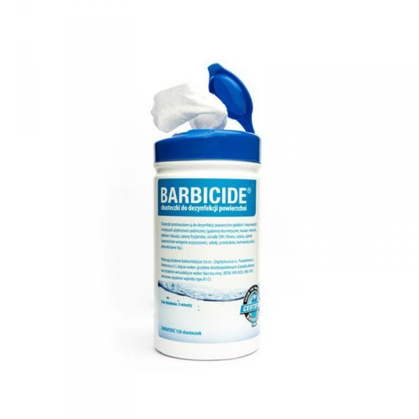 Barbicide wipes chusteczki do dezynfekcji powierzchni 100 szt.