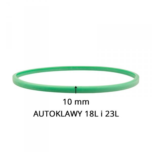 USZCZELKA SILIKONOWA DO AUTOKLAWÓW WOSON 18L I 23L ZIELONA 10MM