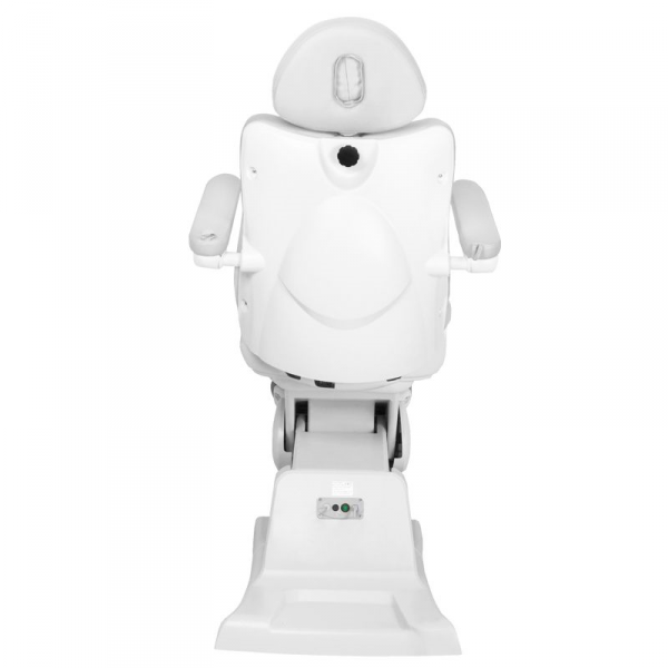 Fotel kosmetyczny elektr. Azzurro 870S pedi 3 siln. biały