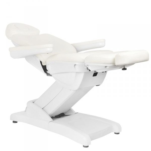 Fotel kosmetyczny elektr. Azzurro 871 4 siln. biały