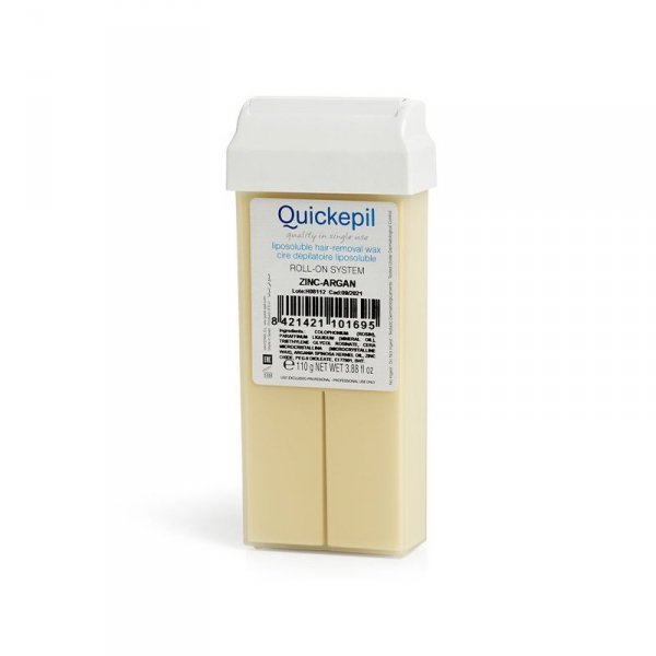 Quickepil wosk do depilacji rolka zink-argan 110 g