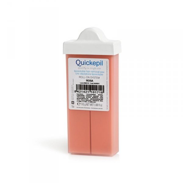 Quickepil wosk do depilacji twarzy wąska rolka róża 110 g