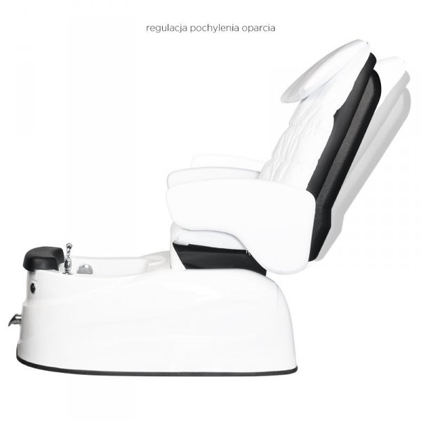 Fotel pedicure spa AS-122 white z funkcją masażu i pompą