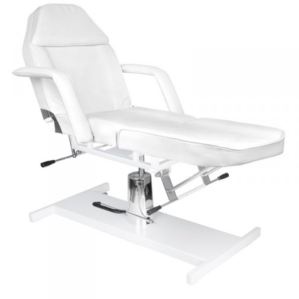 Fotel kosmetyczny hyd. Basic 210 biały