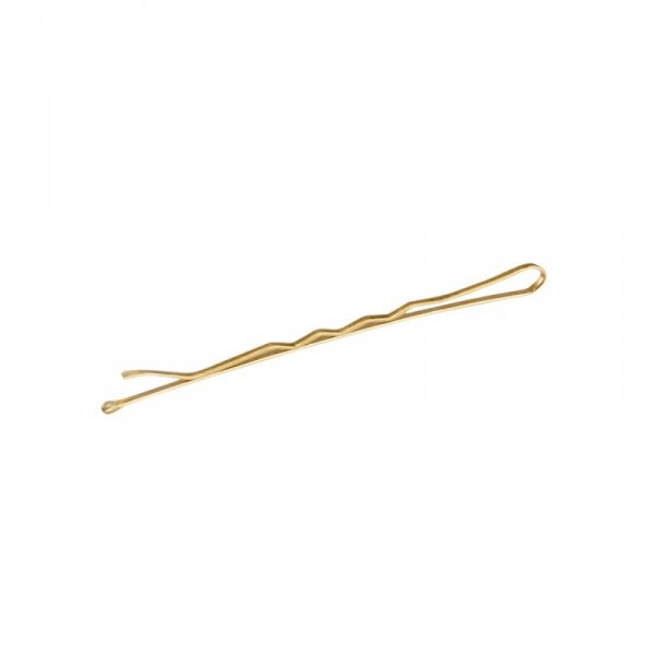Wsuwki fryzjerskie do włosów E-64 36 szt. 6 cm złote