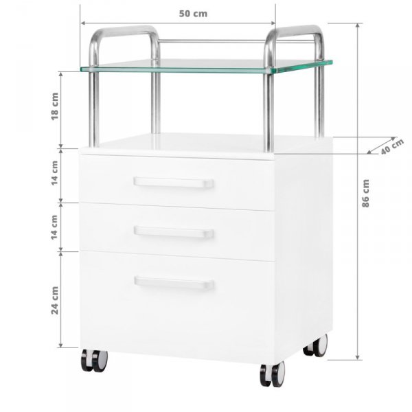 Pomocnik podologiczny 6053 biały