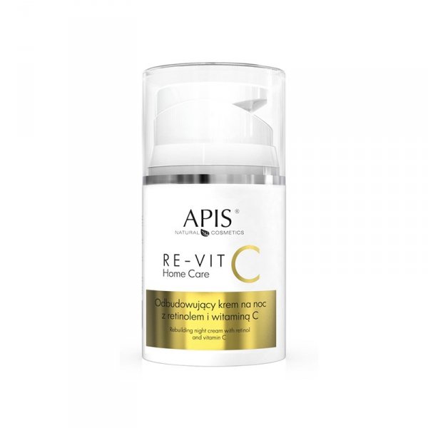 Apis re-vit c home care odbudowujący krem na noc z retinolem i witaminą C 50 ml