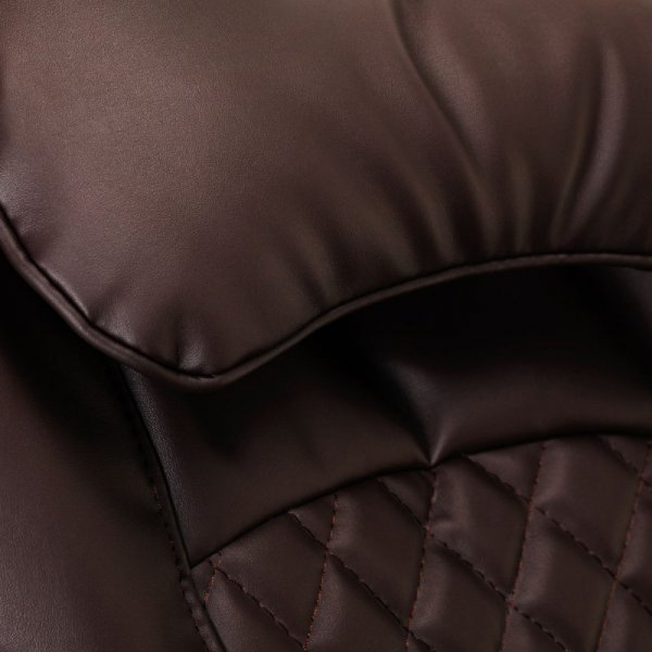 Fotel spa do pedicure Azzurro 016C brązowy z masażem pleców i hydromasażem
