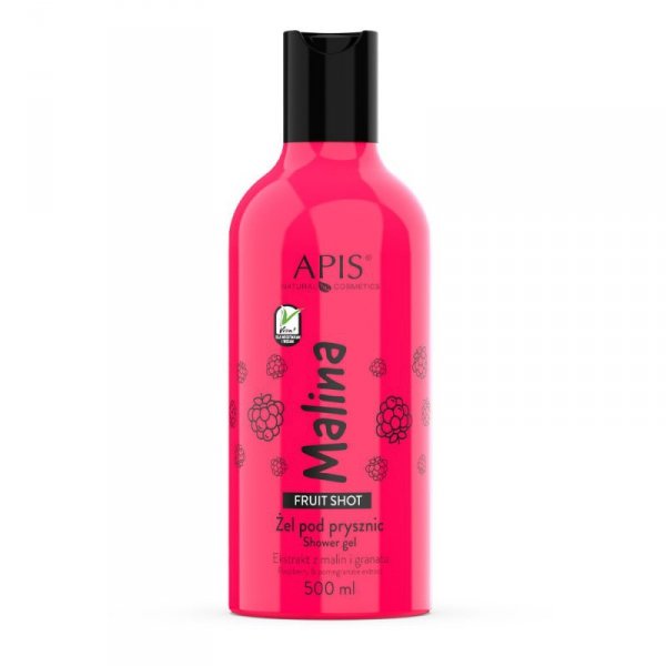 Apis fruit shot, malinowy żel pod prysznic 500 ml