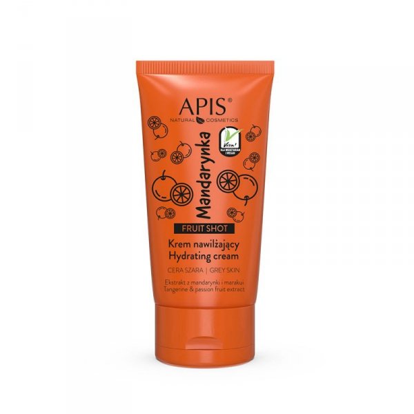 Apis fruit shot, mandarynkowy krem nawilżający do twarzy 50 ml