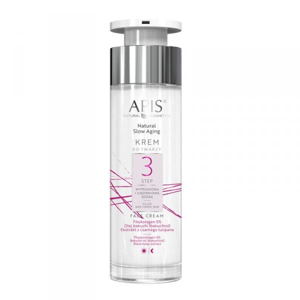 Apis Natural slow aging Krem do twarzy STEP 3 wypełniona i ujędrniona skóra 50 ml
