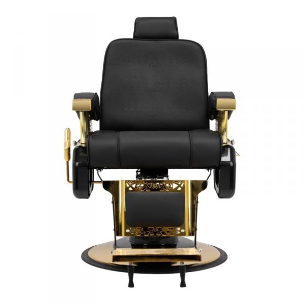 Fotel barberski MT-91021G Czarny