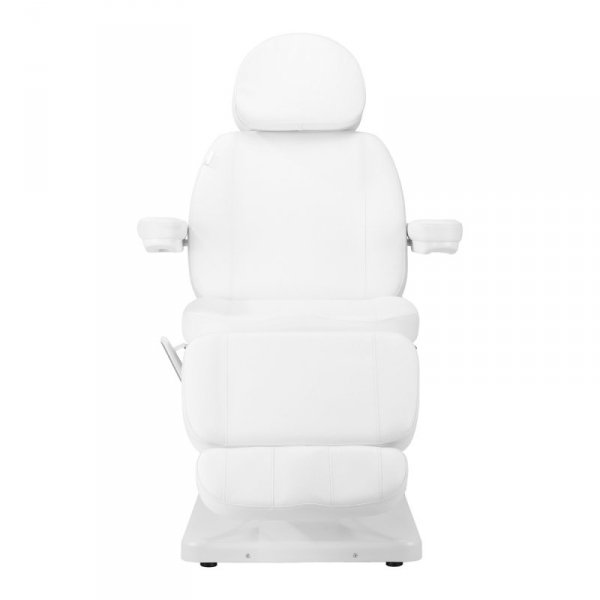 Elektryczny fotel kosmetyczny SILLON Luxury 3 silniki biały
