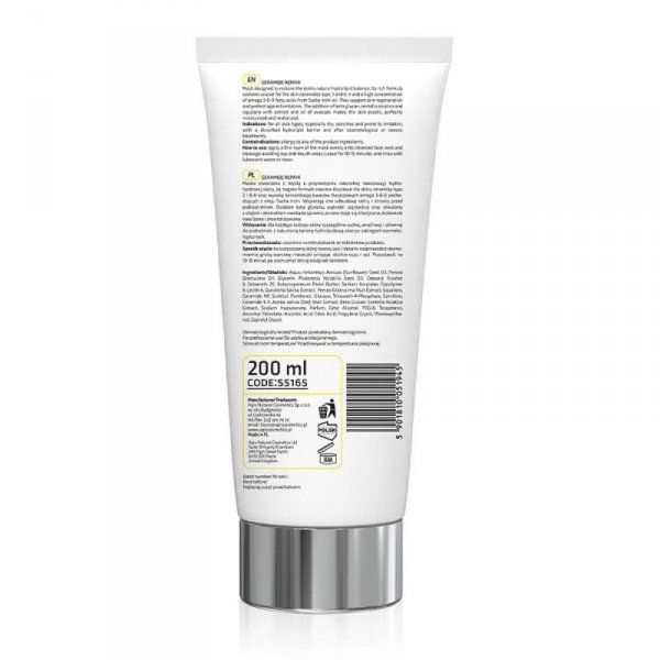 Apis CERAMIDE REPAIR Odbudowująca maska z ceramidami i beta glukanem 200 ml