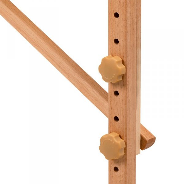 Stół składany do masażu drewniany Balance Lux 3 segmentowy 190x70 biały