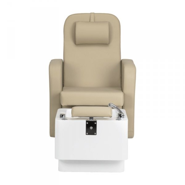 Fotel kosmetyczny SPA do pedicure Sillon Elysia beżowy