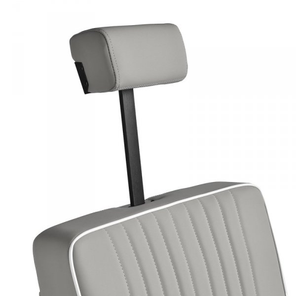 Fotel barberski Gabbiano Levi szary