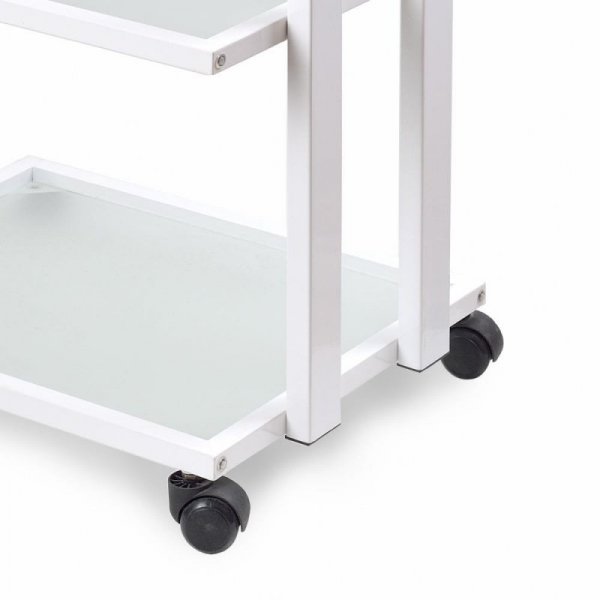 1041 Stolik kosmetyczny ze szklanymi półkami