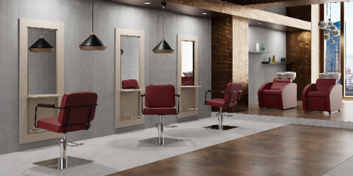 FOTEL ENZO 01 BRĄZOWY/DYSK SREBRNY (48H)