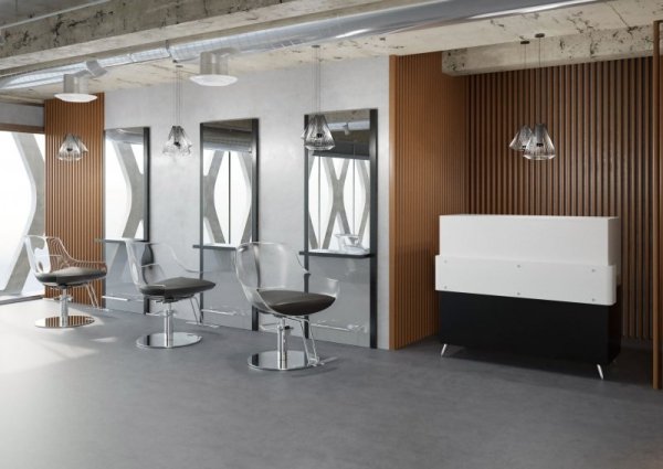 FOTEL GHOST 01 P-7/DYSK SREBRNY (48H)