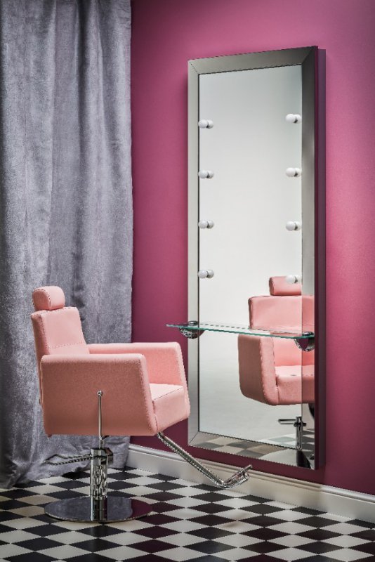 FOTEL BARBERSKI RAY 01 CZARNY/STOPKI CZARNE (BARBER BY AYALA)