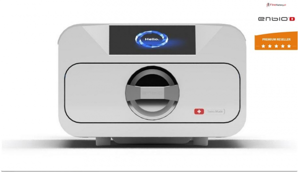 AUTOKLAW ENBIO S SZARY GREY LED KLASA B + Gratis Pakiet PLUS: Filtr Magic, Filtr Hepa + do sterylizacji, Rękawice r Pendrive