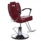 FOTEL BARBERSKI HEKTOR BH-3208 WIśNIOWY 