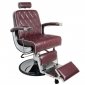 Gabbiano fotel barberski Imperial bordowy 