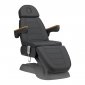 Fotel kosmetyczny elektryczny SILLON Lux 273b 3 silniki szary, szara podstawa 
