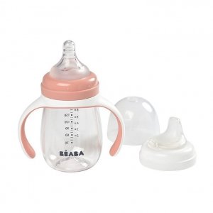 Beaba Butelka treningowa 2 w 1 tritanowa 210 ml old pink