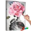 Obraz do samodzielnego malowania - Róża i futro