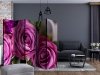 Parawan 5-częściowy - Bunch of lila flowers II [Room Dividers]