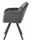 Krzesło Lola VIC Dark grey