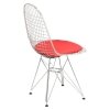 Krzesło Net czerwona pojedyncza poduszka