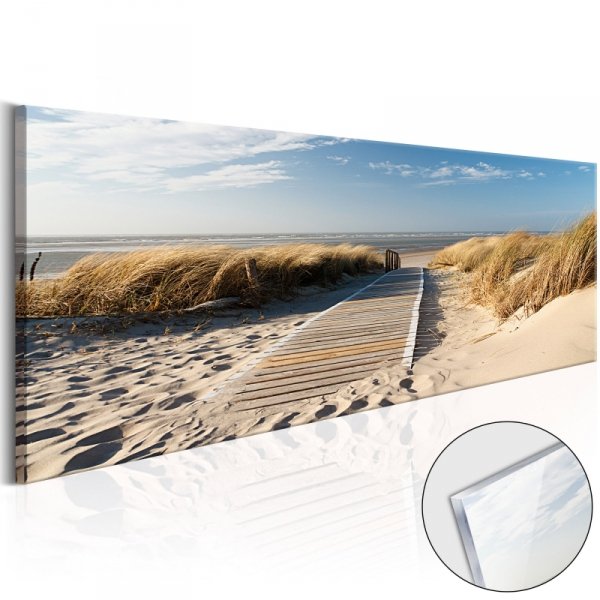 Obraz na szkle akrylowym - Dzika plaża [Glass]