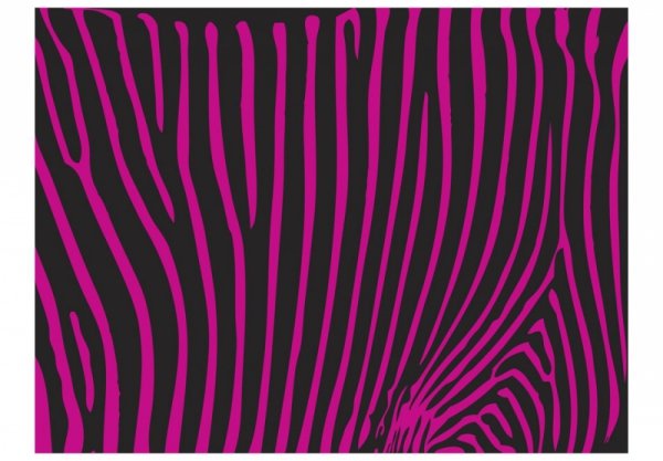 Fototapeta - Zebra pattern (fioletowy)