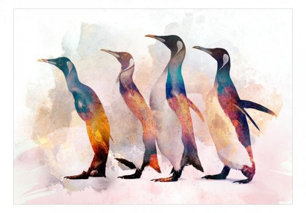 Fototapeta - Wędrówki pingwinów