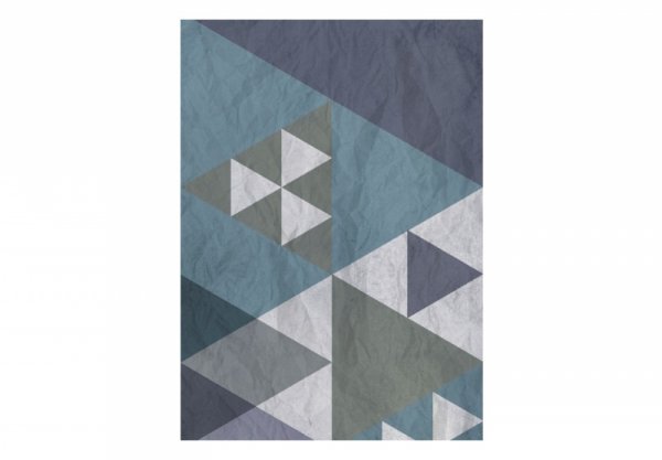 Fototapeta - Niebieski patchwork