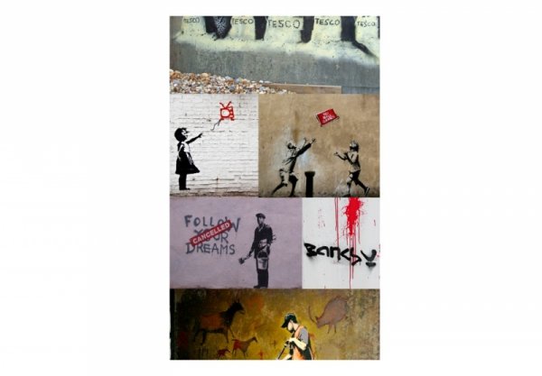 Fototapeta - Banksy - kolaż