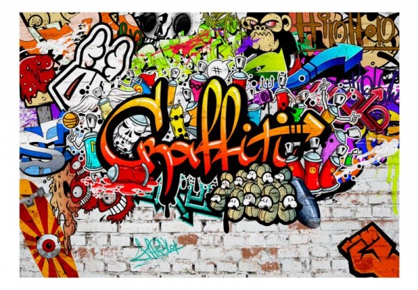 Fototapeta - Kolorowe graffiti