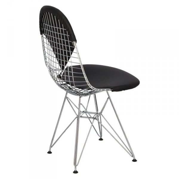 Krzesło Net double czarna poduszka