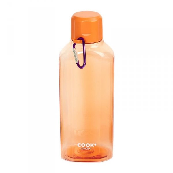 Butelka do wody z karabińczykiem           pomarańczowa