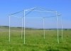 Namiot pawilon ogrodowy handlowy 2x2x2 m z moskitierą szary MultiGarden