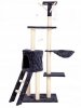 Drapak dla kota domek drzewo legowisko 138 cm XL szary Petsi