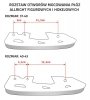 PŁOZA ŁYŻWY FIGUROWEJ r.L 40-43 mod.253B